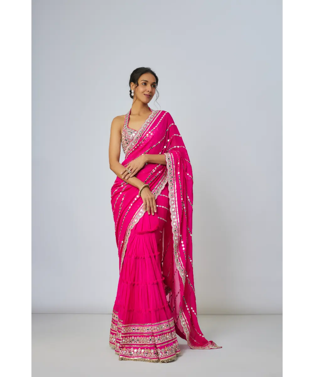 GOPI VAID- Aradhana Saree Set